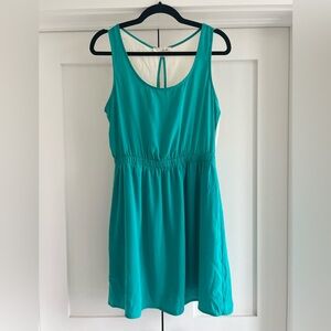Lush Teal Sleeveless Dress